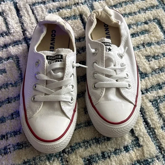 Converse Women’s Chuck Taylor All Star Shoreline slip-on White Shoes Size 6.5 - Picture 2 of 7
